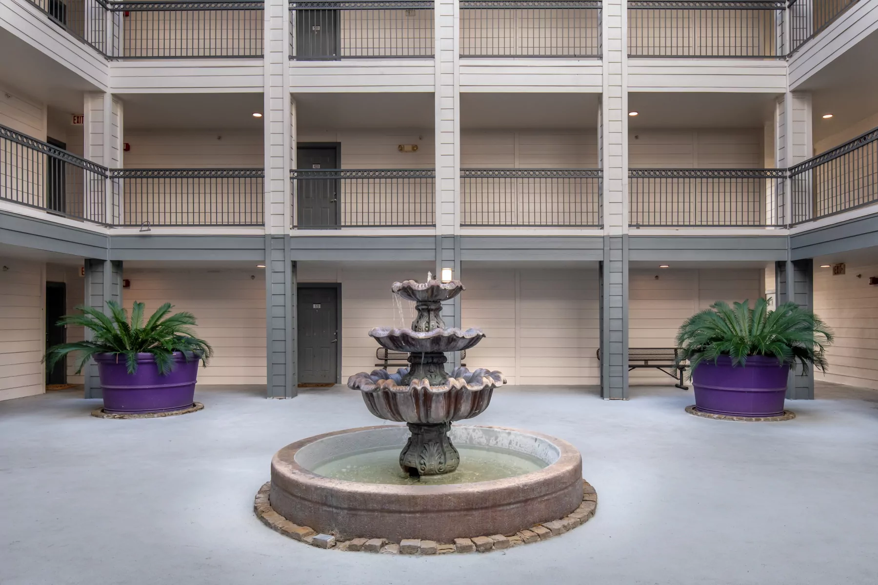 The Sterling | Courtyard | Water Fountain